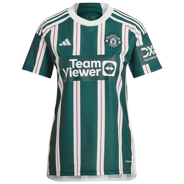 Camiseta Manchester United Replica Segunda Ropa Mujer 2023/24